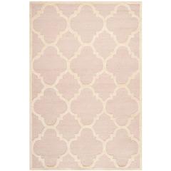 CAMBRIDGE, LIGHT PINK / IVORY, 6' X 9', Area Rug, CAM140M-6