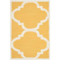 CAMBRIDGE, GOLD / IVORY, 2' X 3', Area Rug, CAM140Q-2