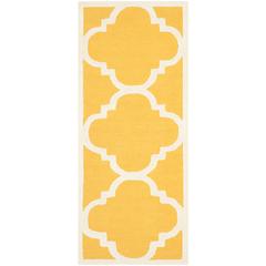 CAMBRIDGE, GOLD / IVORY, 2'-6" X 4', Area Rug, CAM140Q-24