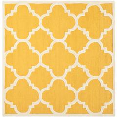 CAMBRIDGE, GOLD / IVORY, 10' X 10' Square, Area Rug, CAM140Q-10SQ