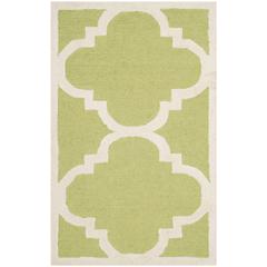 CAMBRIDGE, GREEN / IVORY, 2'-6" X 4', Area Rug, CAM140T-24