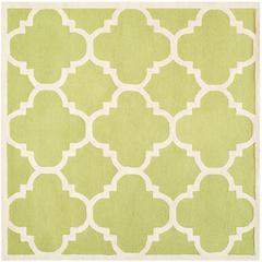 CAMBRIDGE, GREEN / IVORY, 6' X 6' Square, Area Rug, CAM140T-6SQ