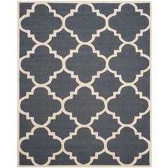 CAMBRIDGE, DARK GREY / IVORY, 10' X 14', Area Rug, CAM140X-10