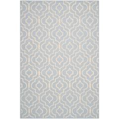 CAMBRIDGE, LIGHT BLUE / IVORY, 6' X 9', Area Rug, CAM141A-6