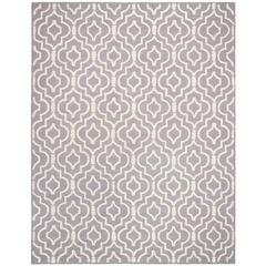 CAMBRIDGE, SILVER / IVORY, 8' X 10', Area Rug, CAM141D-8