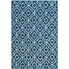CAMBRIDGE, NAVY BLUE / IVORY, 6' X 9', Area Rug, CAM141G-6