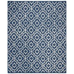 CAMBRIDGE, NAVY BLUE / IVORY, 8' X 10', Area Rug, CAM141G-8
