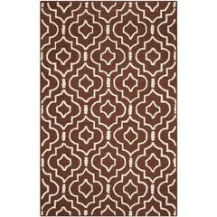 CAMBRIDGE, DARK BROWN / IVORY, 5' X 8', Area Rug, CAM141H-5