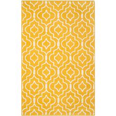 CAMBRIDGE, GOLD / IVORY, 5' X 8', Area Rug, CAM141Q-5