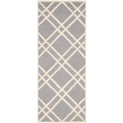 CAMBRIDGE, SILVER / IVORY, 2'-6" X 6', Area Rug, CAM142D-26