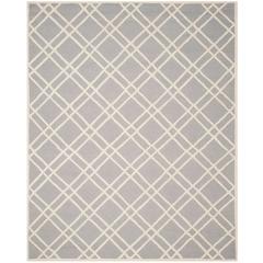 CAMBRIDGE, SILVER / IVORY, 8' X 10', Area Rug, CAM142D-8