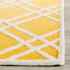 CAMBRIDGE, GOLD / IVORY, 3' X 5', Area Rug, CAM142Q-3