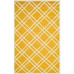 CAMBRIDGE, GOLD / IVORY, 5' X 8', Area Rug, CAM142Q-5