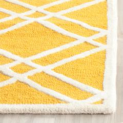 CAMBRIDGE, GOLD / IVORY, 4' X 6', Area Rug, CAM142Q-4