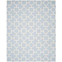 CAMBRIDGE, LIGHT BLUE / IVORY, 8' X 10', Area Rug, CAM143A-8