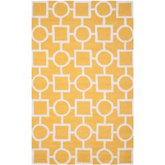 CAMBRIDGE, GOLD / IVORY, 5' X 8', Area Rug, CAM143Q-5