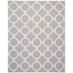 CAMBRIDGE, SILVER / IVORY, 8' X 10', Area Rug, CAM145D-8