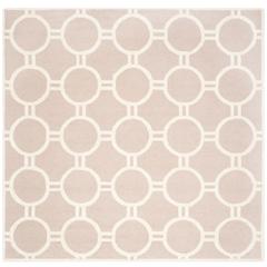 CAMBRIDGE, BEIGE / IVORY, 6' X 6' Square, Area Rug, CAM145J-6SQ