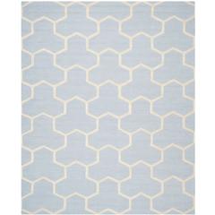 CAMBRIDGE, LIGHT BLUE / IVORY, 8' X 10', Area Rug, CAM146A-8