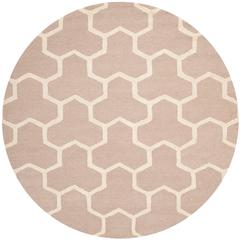 CAMBRIDGE, BEIGE / IVORY, 6' X 6' Round, Area Rug, CAM146J-6R
