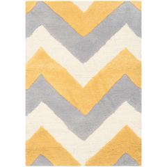 CAMBRIDGE, GREY / GOLD, 2' X 3', Area Rug