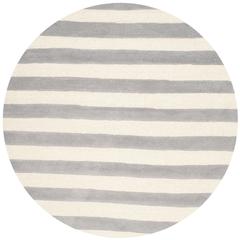 CAMBRIDGE, GREY / IVORY, 6' X 6' Round, Area Rug, CAM154A-6R
