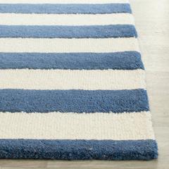 CAMBRIDGE, NAVY / IVORY, 2'-6" X 6', Area Rug, CAM154B-26