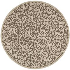 CAMBRIDGE, TAN / MULTI, 6' X 6' Round, Area Rug