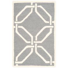 CAMBRIDGE, DARK GREY / IVORY, 2' X 3', Area Rug, CAM311D-2