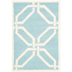 CAMBRIDGE, LIGHT BLUE / IVORY, 2' X 3', Area Rug, CAM311E-2
