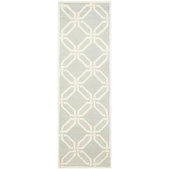 CAMBRIDGE, LIGHT GREY / IVORY, 2'-6" X 8', Area Rug, CAM311L-28
