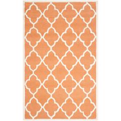 CAMBRIDGE, CORAL / IVORY, 5' X 8', Area Rug, CAM312W-5