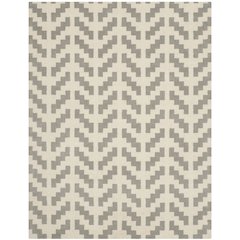 CAMBRIDGE, GREY / IVORY, 5' X 7', Area Rug
