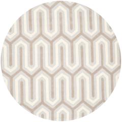 CAMBRIDGE, LIGHT BLUE / GREY, 6' X 6' Round, Area Rug