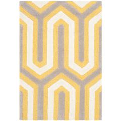 CAMBRIDGE, GOLD / GREY, 2' X 3', Area Rug
