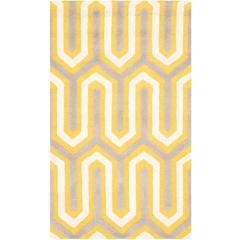 CAMBRIDGE, GOLD / GREY, 3' X 5', Area Rug
