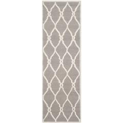 CAMBRIDGE, DARK GREY / IVORY, 2'-6" X 8', Area Rug, CAM352D-28
