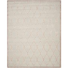CAMBRIDGE, LIGHT GREY / IVORY, 10' X 14', Area Rug