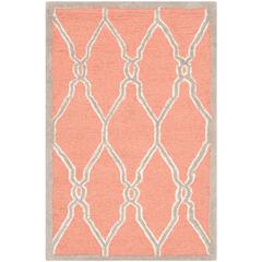 CAMBRIDGE, CORAL / IVORY, 2' X 3', Area Rug, CAM352W-2