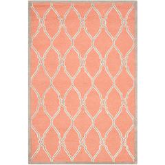 CAMBRIDGE, CORAL / IVORY, 4' X 6', Area Rug, CAM352W-4
