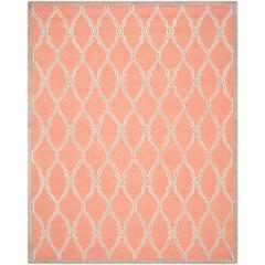 CAMBRIDGE, CORAL / IVORY, 10' X 14', Area Rug
