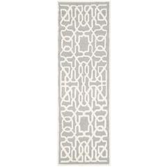 CAMBRIDGE, SILVER / IVORY, 2'-6" X 8', Area Rug, CAM570D-28