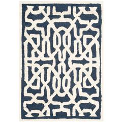 CAMBRIDGE, NAVY / IVORY, 2' X 3', Area Rug, CAM570M-2