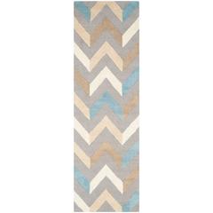 CAMBRIDGE, GREY / IVORY, 2'-6" X 8', Area Rug, CAM580A-28