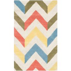 CAMBRIDGE, IVORY / MULTI, 2' X 3', Area Rug
