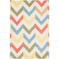 CAMBRIDGE, IVORY / MULTI, 3' X 5', Area Rug