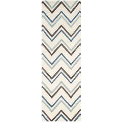 CAMBRIDGE, IVORY / BLUE, 2'-6" X 8', Area Rug, CAM581A-28
