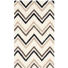 CAMBRIDGE, IVORY / BLACK, 2' X 3', Area Rug, CAM581B-2