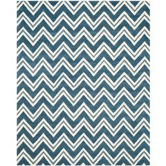 CAMBRIDGE, NAVY / IVORY, 8' X 10', Area Rug, CAM581C-8