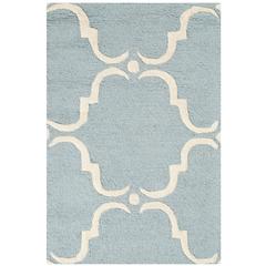 CAMBRIDGE, BLUE / IVORY, 2' X 3', Area Rug, CAM703B-2